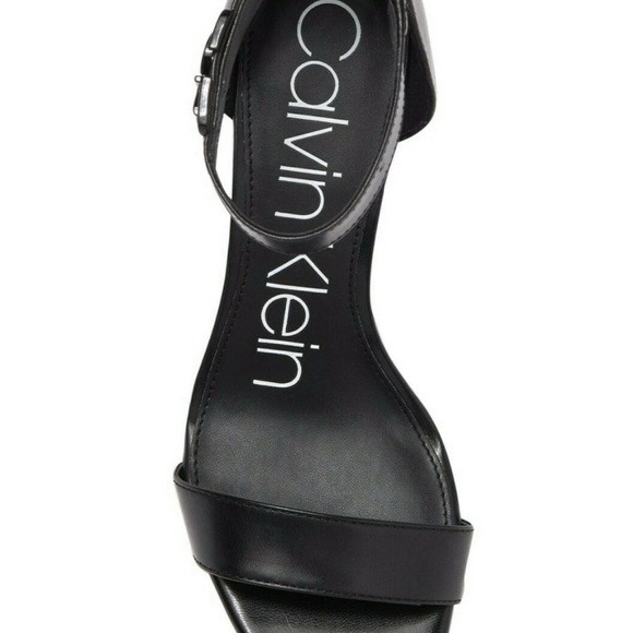 Calvin Klein Black Heeled Shoes Elegant Design - Picture 8 of 10